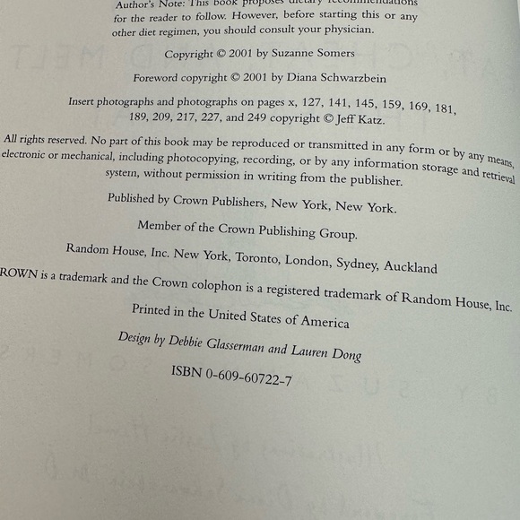 Suzanne Somers Eat, Cheat & Melt Away The Fat - Picture 8 of 10